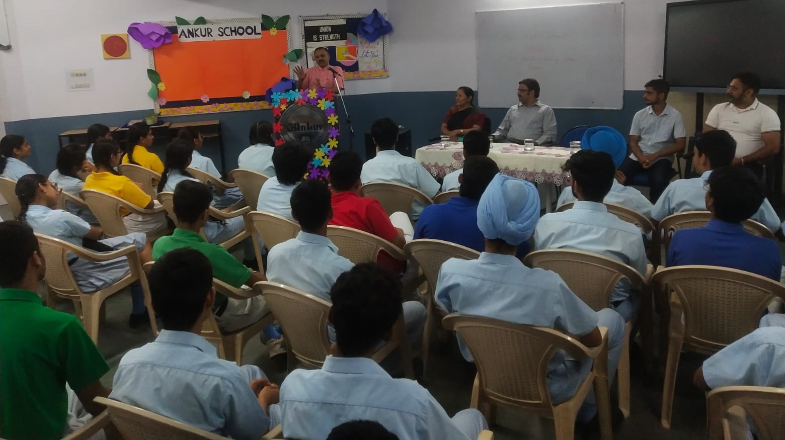 Workshop on Entrepreneurship at Ankur School